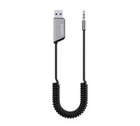 Savio TR-16 Transmetteur Adaptateur AUX avec fonction mains libres, Bluetooth 5.3, Google Assistant/Siri