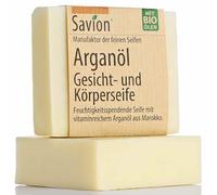 Savion Savon naturel à l'huile d'argan pour le corps - Savon naturel à l'huile d'argan pure pour les peaux sensibles - Bio et végétalien et sans huile de palme - Particulièrement bon rétablissement