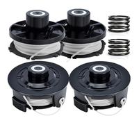 SAVIOR 195858-1 Tête de fil de coupe de rechange pour taille-bordure Makita avec batterie 18V DUR181 avec fil de coupe de 1,6 mm 6 m (4 * bobines de taille-bordure + 2 * couvre-bobines + 2 * ressorts)