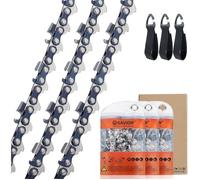 Savior 3 × Chaînes de Tronçonneuse pour Guide-chaîne 50 cm .325"" 76 maillons 1,5 mm Compatible avec Timberpro, Hyundai, Fuxtec
