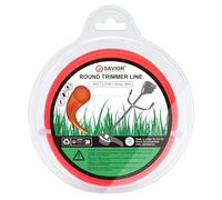 Savior Fil universel rond en nylon pour débroussailleuse - 1,6 mm x 40 m - 1,6 mm x 40 m - Rond