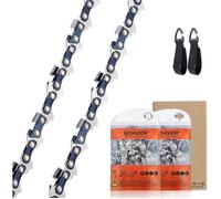 Savior Lot de 2 Chaînes de Tronçonneuse Faible Rebond .325"" 72 maillons 1,3mm 45 cm Compatible avec Husqvarna,Dolmar,Ryobi et