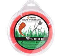 Savior Strimmer Wire,1.6 mm x 200 m,Spool Strimmer Strimmer Cord for Gardening,Lawn,Weed (1.6 mm x 200 m,Rund,Orange)