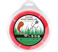 Savior Strimmer Wire,3 mm x 80 m,Spool Strimmer Strimmer Cord for Gardening,Lawn,Weed (3 mm x 80 m,Rund,Orange)