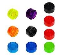 SAVITA 10 Pièces Capuchon Guitare Effet, Multicolore Topper de Pédale Boutons de Pédale d'Effet Capuchons de Bouton de Pédale Capuchon de Protection pour Guitare (8 Couleurs)