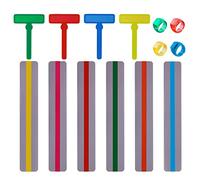SAVITA 14pcs Bandes de Lecture Guidées Set, Finger Trackers Outil Dyslexie Bandes Regle de Lecture en Surbrillance avec Superposition Colorée pour les Étudiants Dyslexiques pour Aider à Lire