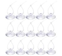 Savita 15 Pièces Ventouses d'aquarium pour Aquarium avec 20 Attaches Zippées Réglables pour Reliure d'aquarium, Plantes, Nid d'esquive de Crevettes