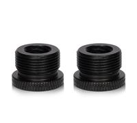 SAVITA 2 Pièces Adaptateur Pied Micro, 3/8 Femelle vers 5/8 Mâle Adaptateur Pas Vis Trépied pour Caméra Moniteur Support Microphone