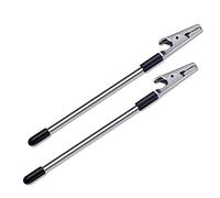 SAVITA 2 Pièces Mains Bracelets Aides Bracelets Assistant Clips Outil de Fixation Bijoux Assistant Bijoux Outil de Réglage de Bâton pour Bijoux Bracelets Montre Collier Porte-clés Fermoirs (Argent)