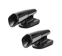 SAVITA 2 Pièces Sifflet Cerf, Sifflets d'Avertissement de Chevreuil à Ultrasons Noirs Dispositifs d'Alerte d'animaux Auto-Adhésifs pour Voitures Camions et Motos