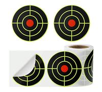 SAVITA 200 Pièces Autocollants pour Cibles de Tir Adhésives, 7,6cm Cibles de Tir Rondes Cibles de Tir Sportif pour Champ de Tir Cibles Adhésive pour Tir à l'Arc et Entraînement de Chasse