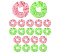 SAVITA 20pcs Chouchous Roses et Verts, Velours Élastiques à Cheveux Amusants Forme Sorcière Cadeaux Fête Thème Sorcières Chouchous Pratiques Cheveux Accessoires Fournitures pour Filles Femmes