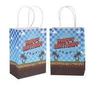 SAVITA 20pcs Sachets de Fête d'Anniversaire, Jolis Cadeaux à Thème Dessin Animé Sachets de Bonbons Colorés pour Fêtes d'Anniversaire d'Enfants
