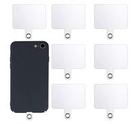 SAVITA 24 Pièces Patch pour Cordon de Téléphone Portable, Bandoulière PVC Onglets pour Sangle de Téléphone Tampons de Lanière de Téléphone Phone Patch pour la Plupart des Smartphones (Transparent)