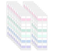 SAVITA 240 Pièces Onglets Adhésifs Repositionnables, Inscriptibles Réutilisables Feuillets Autocollants Marqueurs de Page pour Lecture d'Index Dossiers Notes Livres (Couleurs Claires Mélangées)