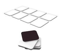 Savita 24pcs Aimants de Réfrigérateur Vierges de Sublimation, 5x5cm Blanc Sublimation d'Aimants de Sublimation Carrés Magnétique Frigo pour Maison Cuisine Bureau Tableau Blanc Décoration