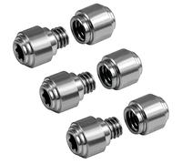 SAVITA 3 Jeux Boutons de Pouce, Vis en Titane Goujons de Pouce de Rechange Vis à Lame de Poche pour Benchmade 535 Bugout (Argent)