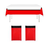 SAVITA 3 Pièces Nappe de Fête d'Animation Dessin Animé, 180x108cm Couverture de Table en Plastique pour Anniversaire Fêtes à Thème Événements pour Enfants Fournitures