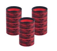 SAVITA 30pcs Bracelets Araignées en Silicone, Bracelets Araignées Rouges et Noirs Souple Décoration de Fête Sur le Thème du Dessin Animé pour Cadeaux d'Anniversaire