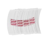 SAVITA 36pcs Bande de Colle pour Perruque, Ruban Adhésif Double Face Imperméable Invisible pour Perruques Lace Front Tape Perruque ruban Adhésif pour la Fixation des Perruques (Blanc)