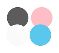 SAVITA 4 Pièces Ouvre Bocal Silicone, Multi-Usages Rubber Jar Opener Ronds Ouvre-Bouteille pour Personnes Âgées Enfants Âgés Mains Arthritiques