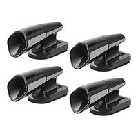 SAVITA 4 pièces Sifflets de cerf Avertissement de la faune sifflet ultrason anti gibier pour voitures, véhicules, motos, noir Ultrasonique Cerf Attention