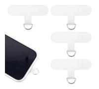SAVITA 4 Pièces Tether Tab, Patte Transparente Sangle de Téléphone Crossbody Patch Multifonctionnel Renforcé pour Dragonne Compatible avec Plupart des Smartphones, Sans Adhésif
