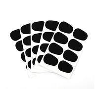 SAVITA 40 Pièces 0,8 mm Coussinets Épais D'embouchure de Saxophone Coussins de Clarinette en Caoutchouc pour Débutants, Musiciens, Saxophones et Clarinettes (Noir)