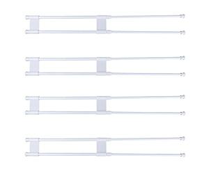 SAVITA 4pcs Barres de Réfrigérateur RV, Barres de Tension Réglables pour Réfrigérateur RV Extensibles Jusqu'à 40,13-70,1cm Barres de Réfrigérateur RV en Métal Accessoires de Réfrigérateur RV