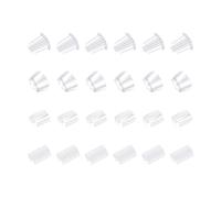 SAVITA 800 Pièces Fermoirs de Boucles d'Oreilles Silicone, Dos de Sécurité Boucle d'Oreille Doux et Transparent Supports de Boucle d'Oreille pour Boucles d'Oreilles Lourdes Clous Crochets (4 Styles)