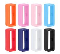 SAVITA 8pcs 22mm Boucle de Bracelet de Montre, Boucle de Montre en Silicone Anneau de Fermeture Boucle de Bracelet de Montre Anneaux de Fixation de Montre pour Bracelet de Montre Intelligente