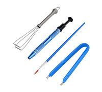 SAVITA Kit de Extracteur de Clavier, Kit de Lubrification pour Clavier Switch Opener y Compris Un Extracteur Capuchons Touche, Une Pince d'Interrupteur, Un Support de Tige, Facile à Tirer (Bleu)