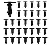 Savita Lot de 100 épingles hexagonales en plastique noir pour lit laser (0,8 à 0,8 cm x 1 mm)