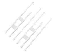 Savita Lot de 4 Barres de Serrage réglables de 40 à 70 cm pour réfrigérateur - Accessoires pour Fixer des Aliments, des Boissons (2 Barres Doubles et 2 Barres Simples)