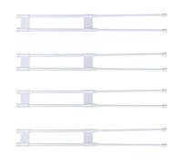 SAVITA Lot de 4 barres de tension réglables pour réfrigérateur de camping-car, extensibles jusqu'à 40,1 à 70,1 cm, barres de réfrigérateur en métal pour ranger de la nourriture, des boissons, des