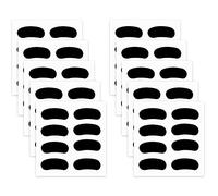 SAVITA Lot de 40 paires de bandes autocollantes pour les yeux de football, baseball, softball, lacrosse, noir pour compétition sportive, fête, jeu