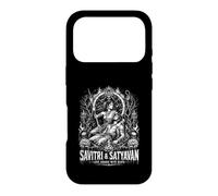 Savitri et Satyavan Love arguent avec l'épopée de la Mort Coque pour iPhone 17 Pro
