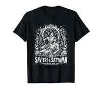 Savitri et Satyavan Love arguent avec l'épopée de la Mort T-Shirt