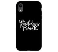 Savoir, C'est Pouvoir Retour à l'école Joyeux Premier Jour d'école Coque pour iPhone XR