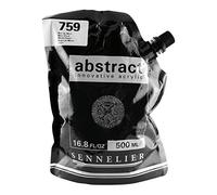 Sennelier Peinture acrylique en sachet – Noir de mars – 500 ml