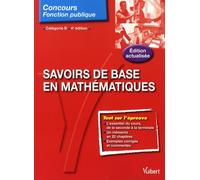 Savoirs de base en mathématiques: Catégorie B