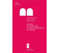 Savoirs en question - Collectif - Parole Et Silence Eds - broché - Essai