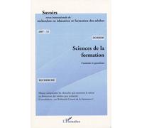 Savoirs N° 13, 2007 - Sciences De La Formation - Constats Et Questions