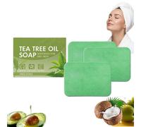 Savon à l’huile d’arbre à thé pour visage, corps & mains, gel douche à l’huile d’arbre à thé, savons éliminant la sueur et les odeurs, nettoyant visage et hydratant corps pour femmes et hommes (3)