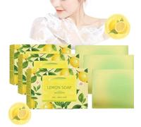 Savon à la main au citron rafraîchissant pour le lavage du visage et du corps, savon hydratant du corps avec des beurres de karité, lavage à la main hydratant pour la cuisine et la salle de bains (3)