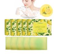 Savon à la main au citron rafraîchissant pour le lavage du visage et du corps, savon hydratant du corps avec des beurres de karité, lavage à la main hydratant pour la cuisine et la salle de bains (5)