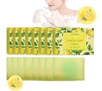 Savon à la main au citron rafraîchissant pour le lavage du visage et du corps, savon hydratant du corps avec des beurres de karité, lavage à la main hydratant pour la cuisine et la salle de bains (8)