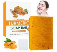 Savon à l'Acide Kojique, Savon au Curcuma, Naturel VC Savonnette, Turmeric Kojic Acid Soap, Dissolvant de taches sombres pour le Visage et le Corps, Hydratant & Rétrécissement des Pores