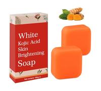 Savon à L'acide Kojique, Skin Lightening Soap, Dissolvant de taches sombres pour le visage et le corps, Acné et Taches Foncées, Rétrécissement des Pores, 2x100g Govale