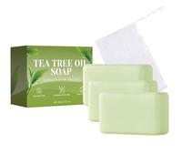 Savon À L'huile D'arbre À Thé, 2026 Savon Tea Tree, Nettoie En Profondeur, Élimine La Transpiration Et Les Odeurs, Prend Soin En Douceur De L'Équilibre De La Peau, Peau Et Offre Une Expérience (3Pc)